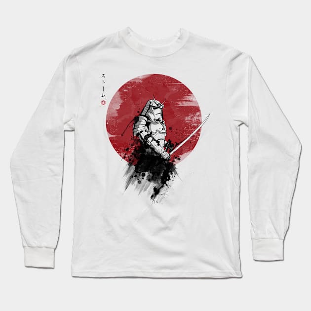 Storm Samurai Long Sleeve T-Shirt by ddjvigo